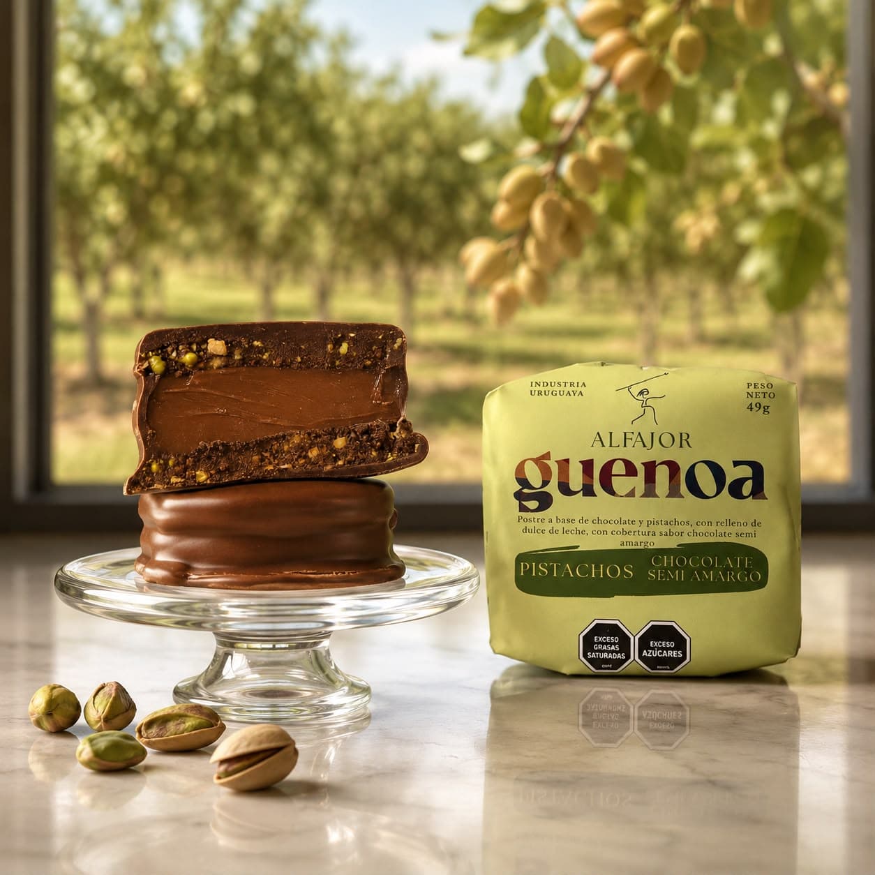 Alfajor de Pistachos